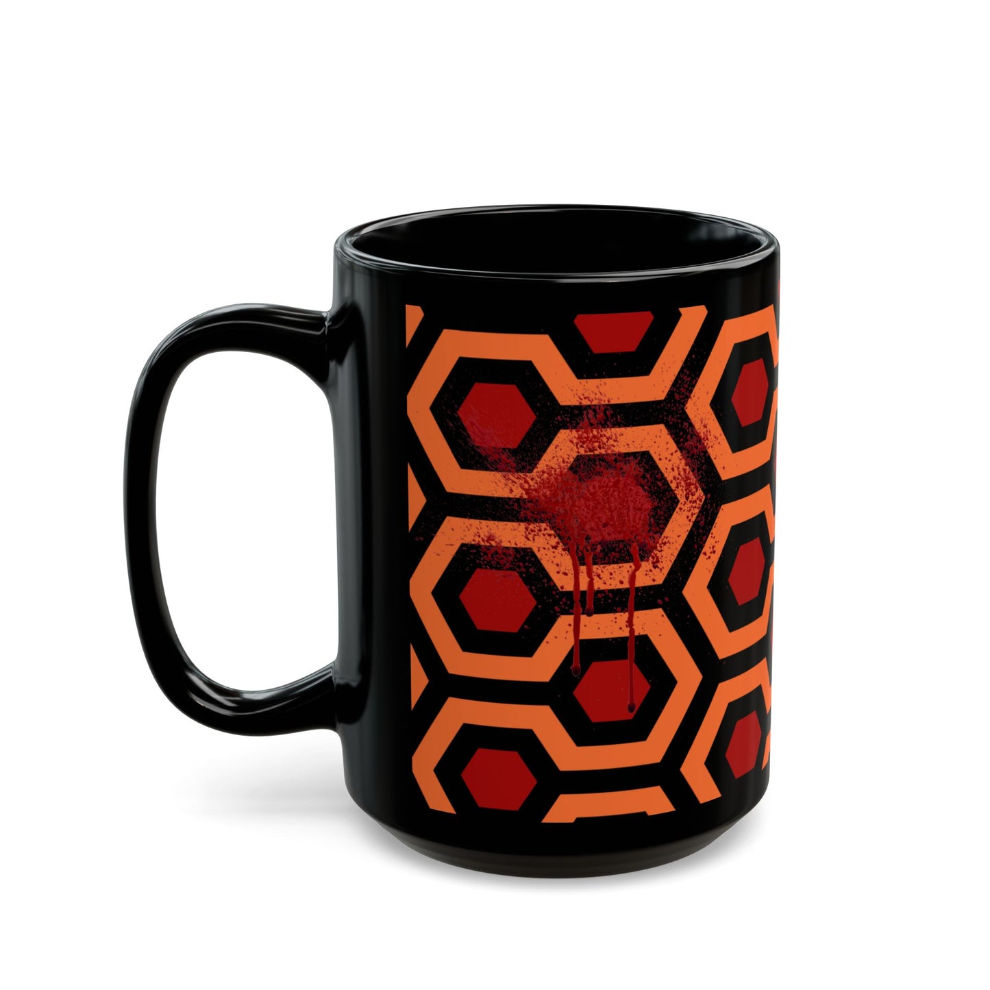 Shining Mug with Overlook Logo add Blood
