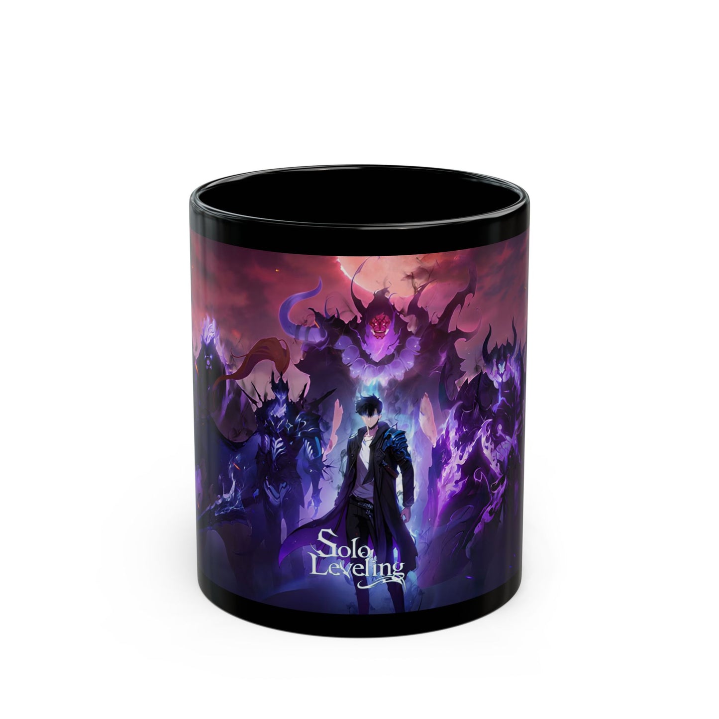 Solo Leveling Mug, Sung Jin-Woo Black Cup