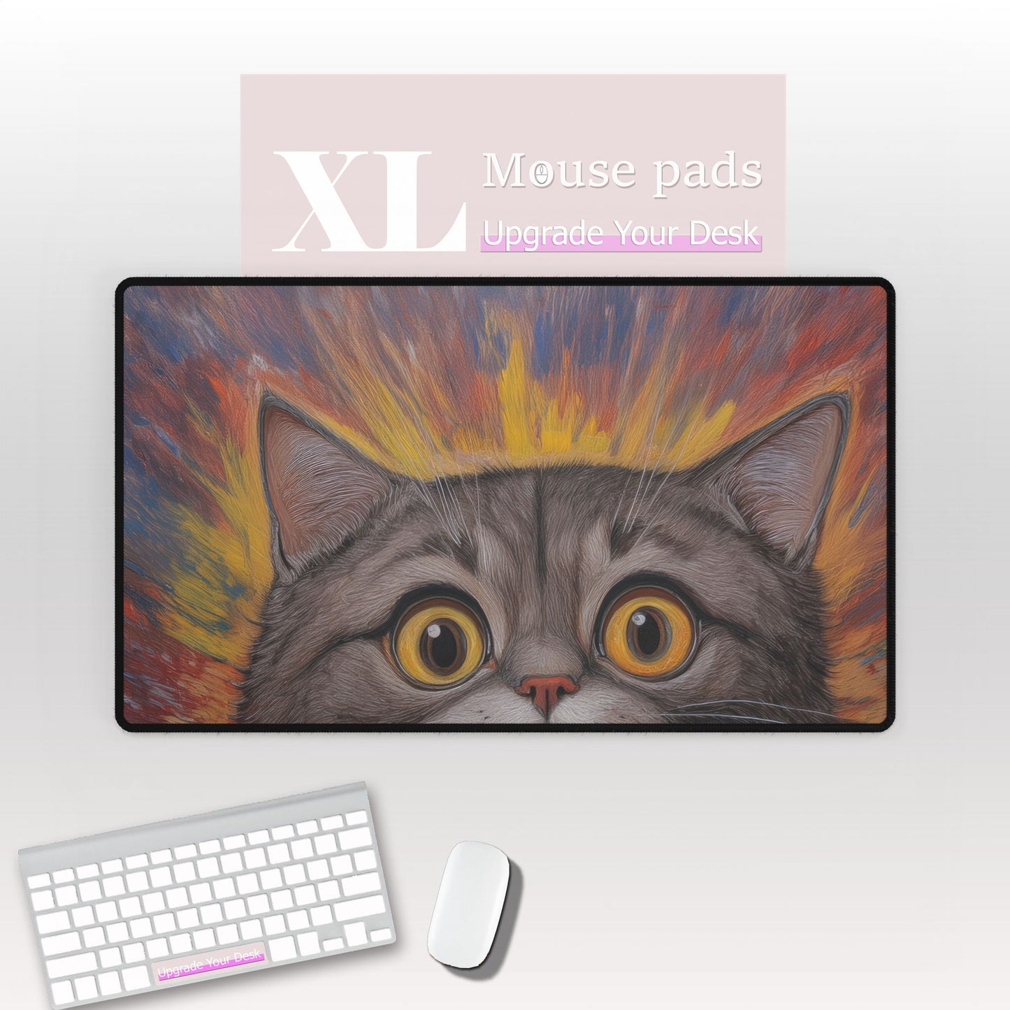 Watercolor Mog, Cute Cat