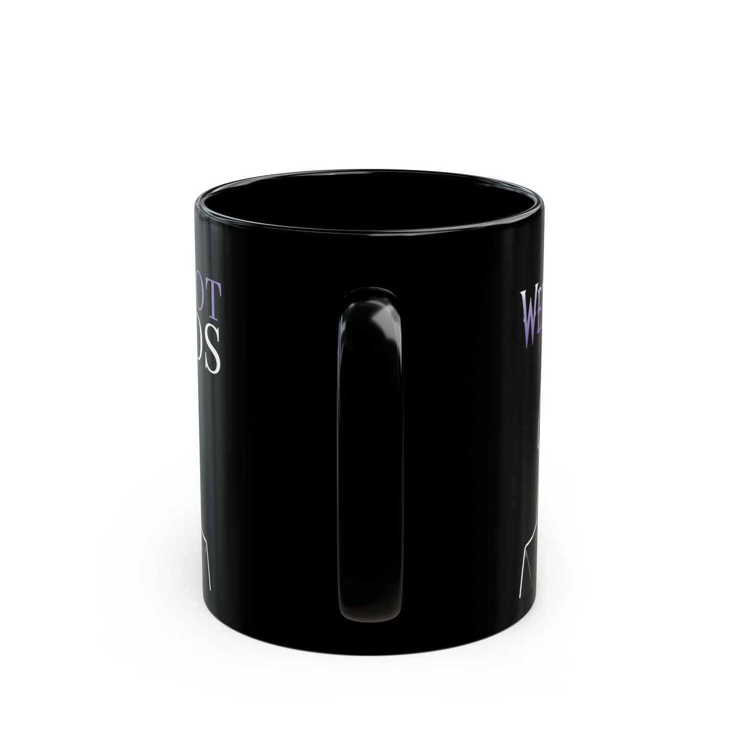 Wednesday Addams Mug, We're not friends