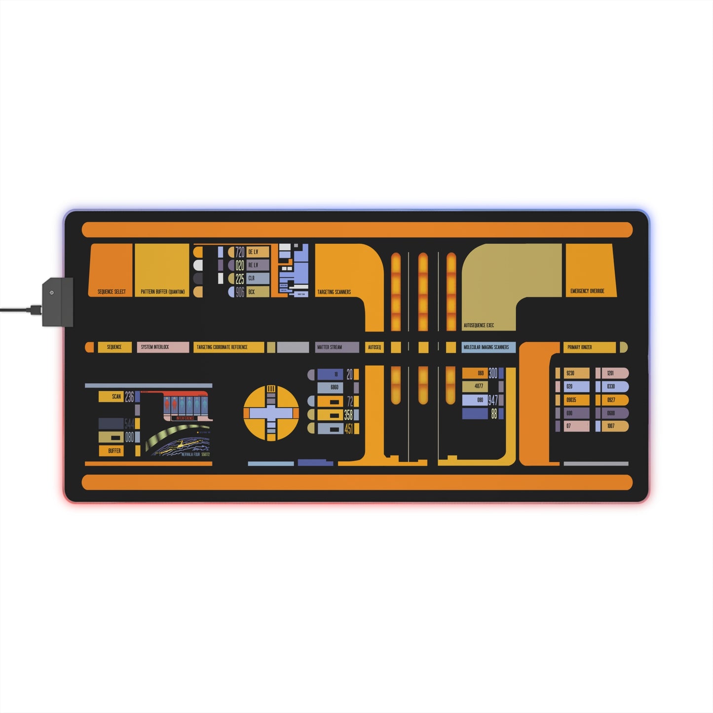 LCARS Transporter Console