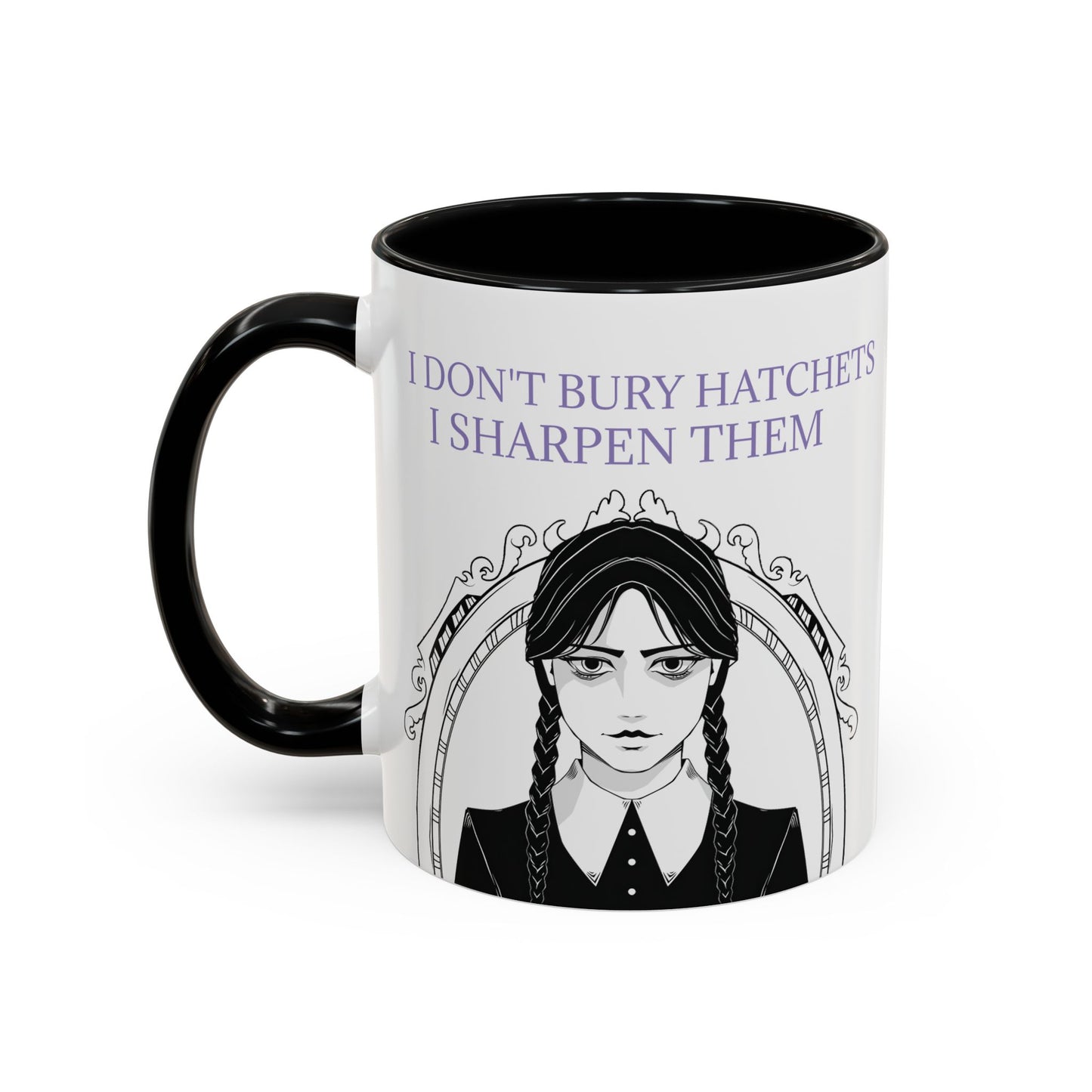 Wednesday Addams Mug, Bury the Hatchet