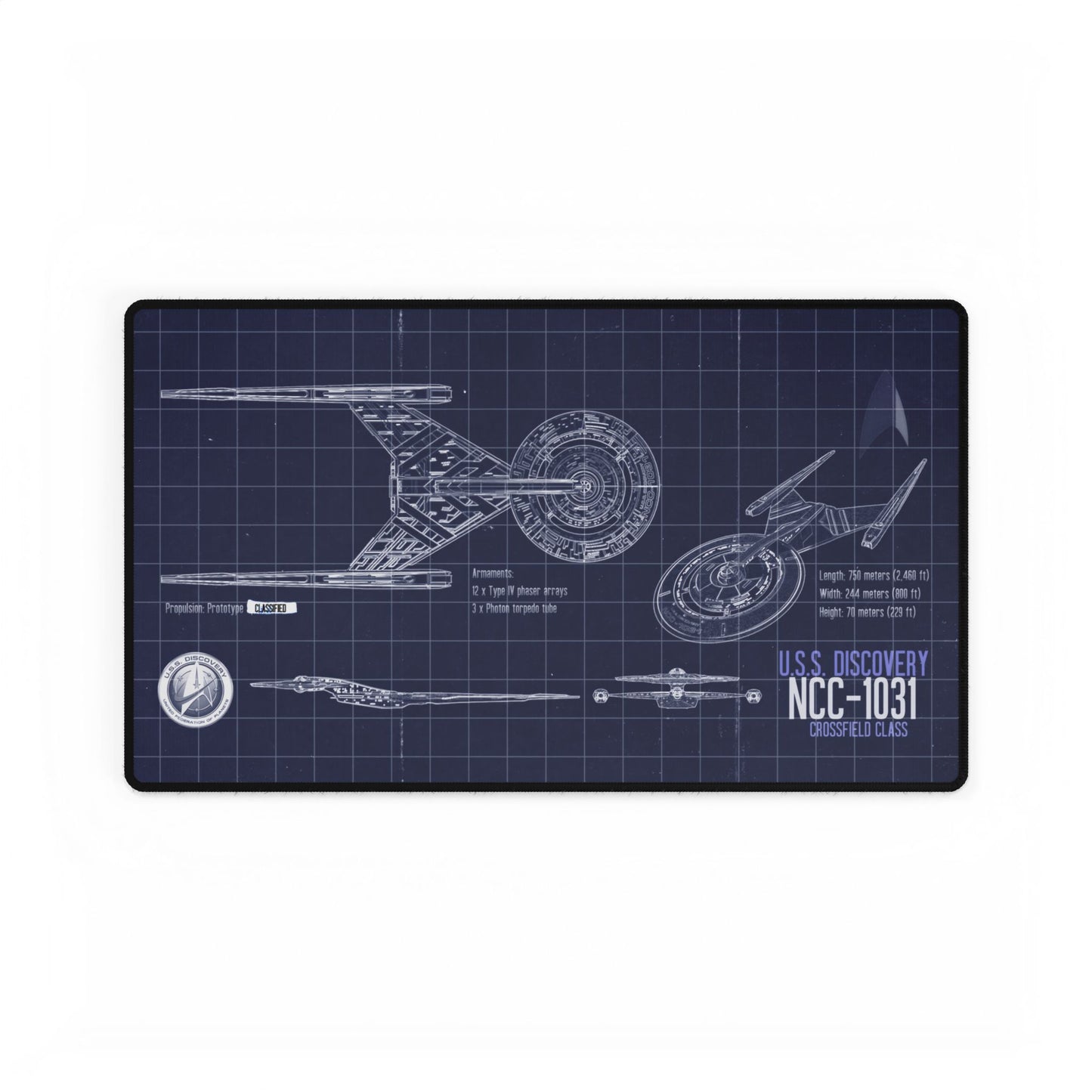 USS Discovery Blueprint, Trek