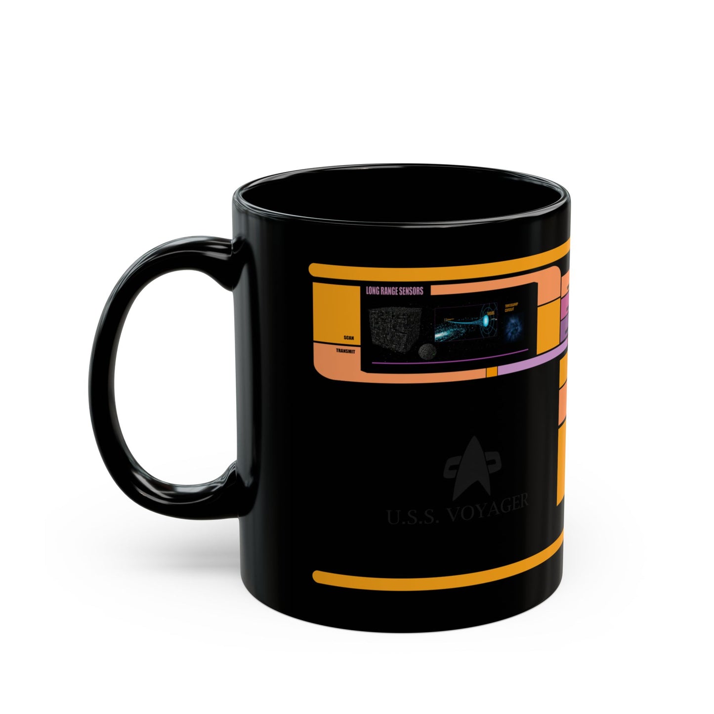 USS Voyager Mug, LCARS Cup