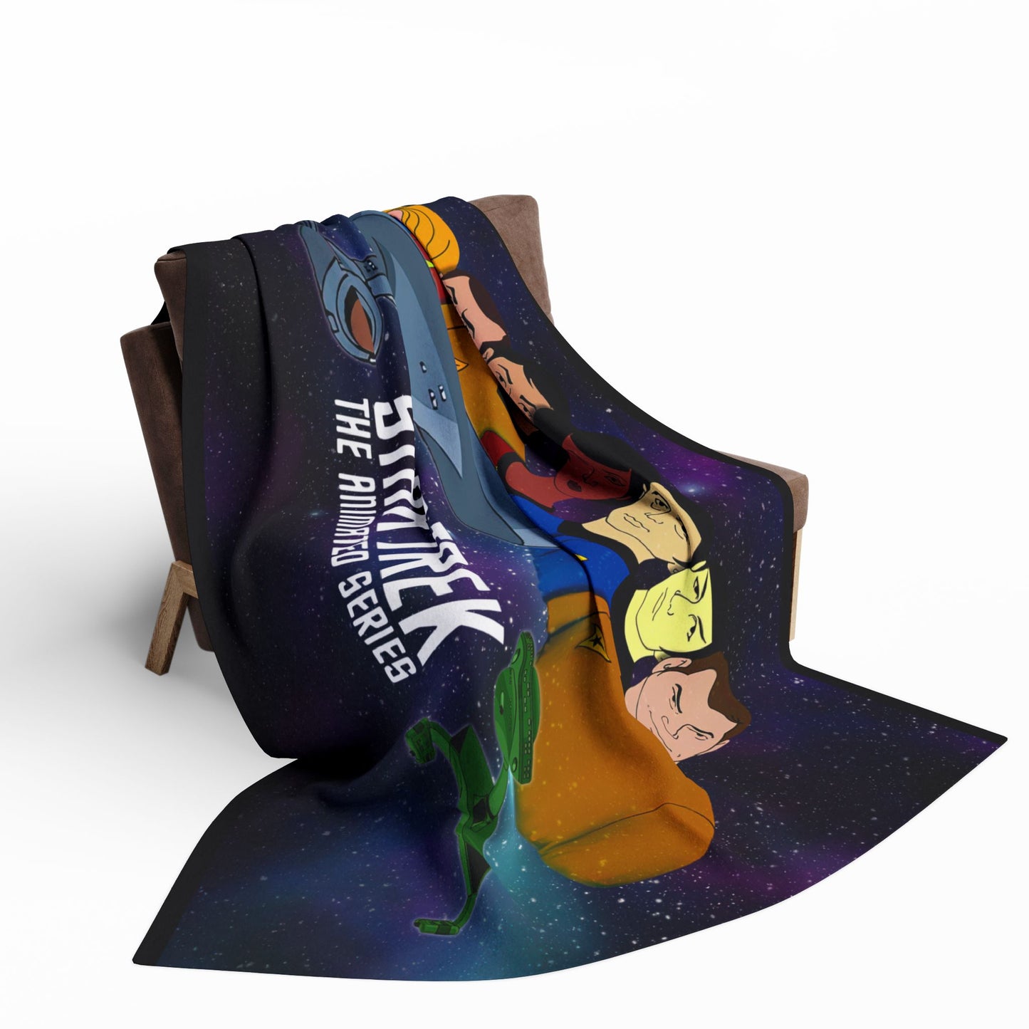 Cartoon Trek Retro Fleece Blanket