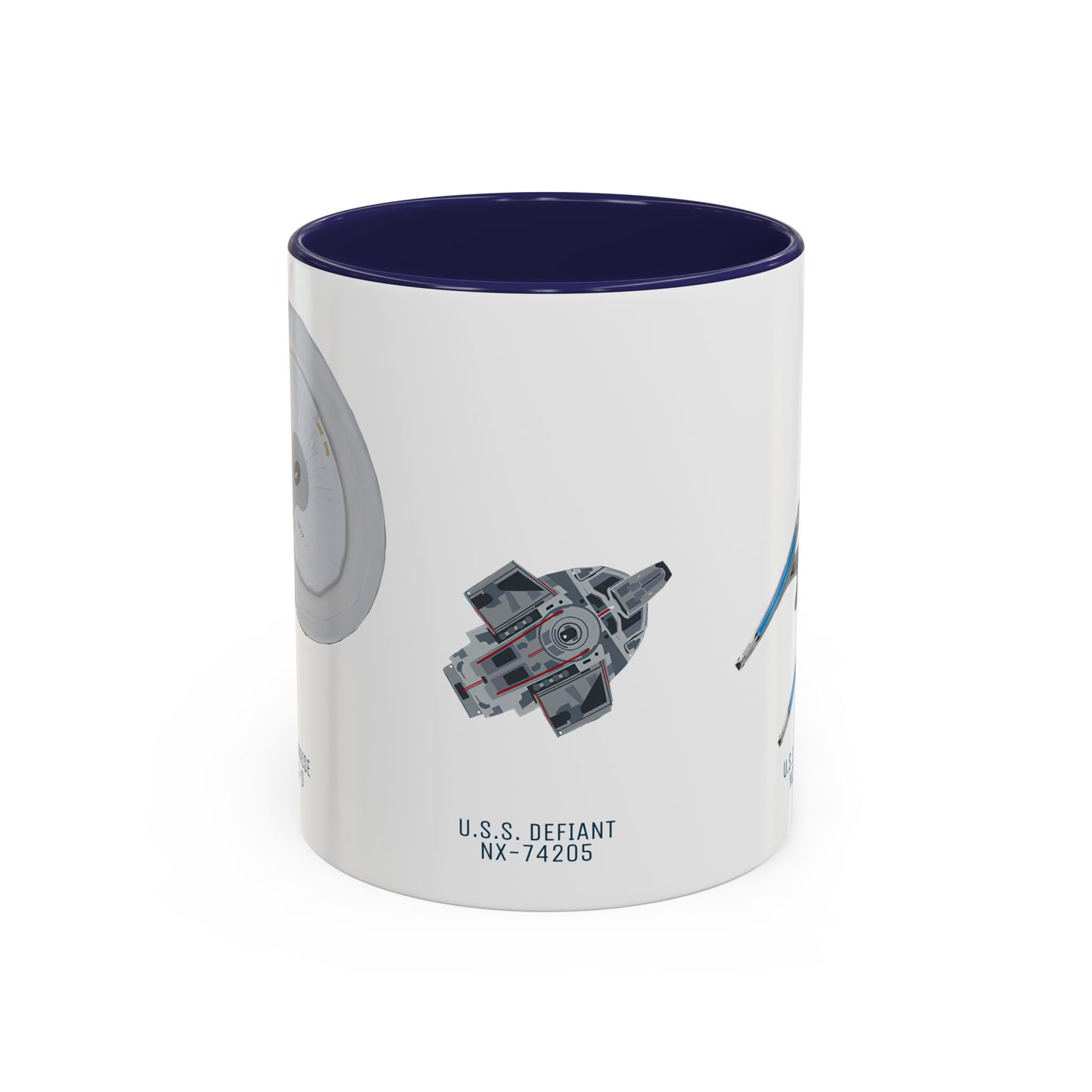 U.S.S. Enterprise & Defiant Mug