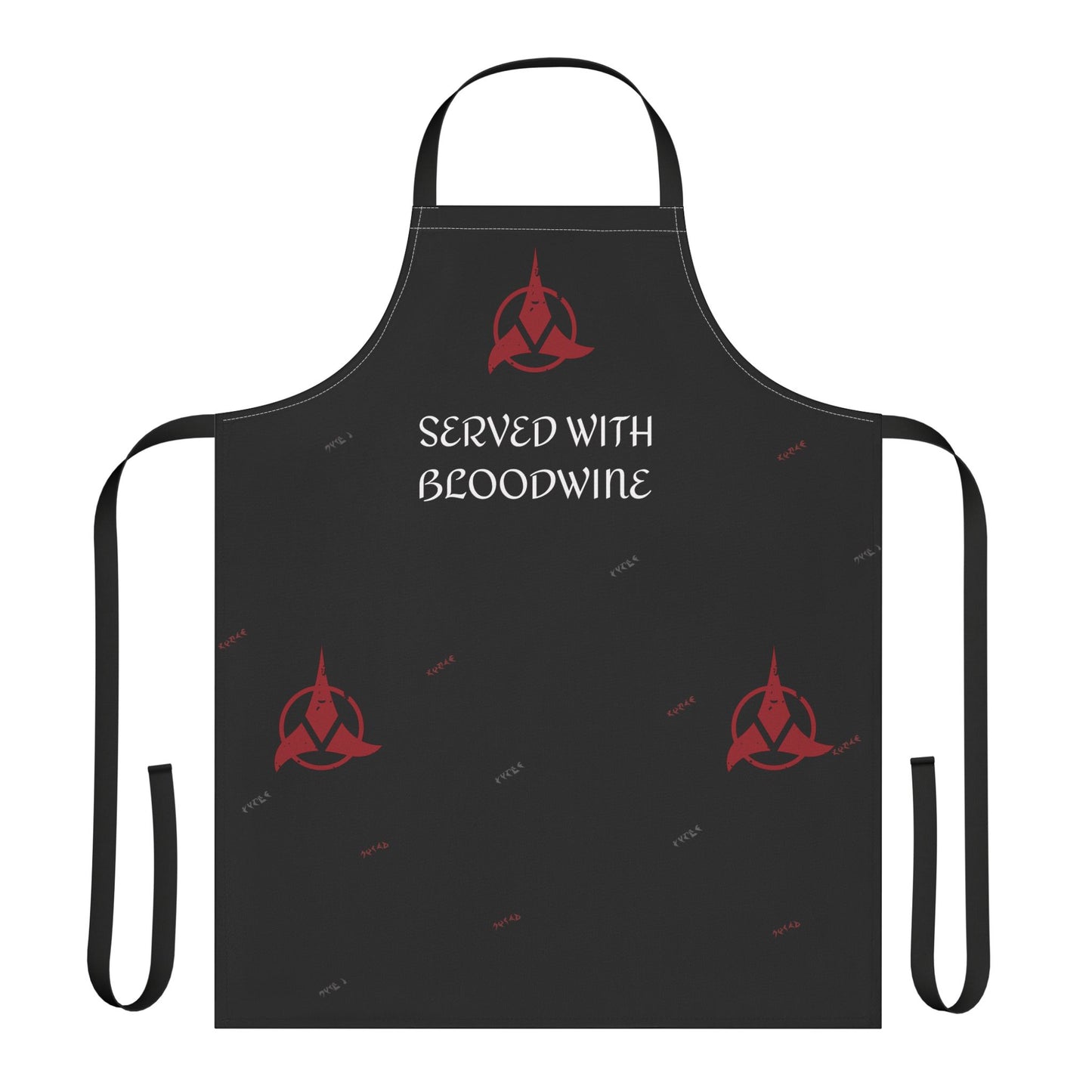 Klingon Cooking Apron, Served With Bloodwine
