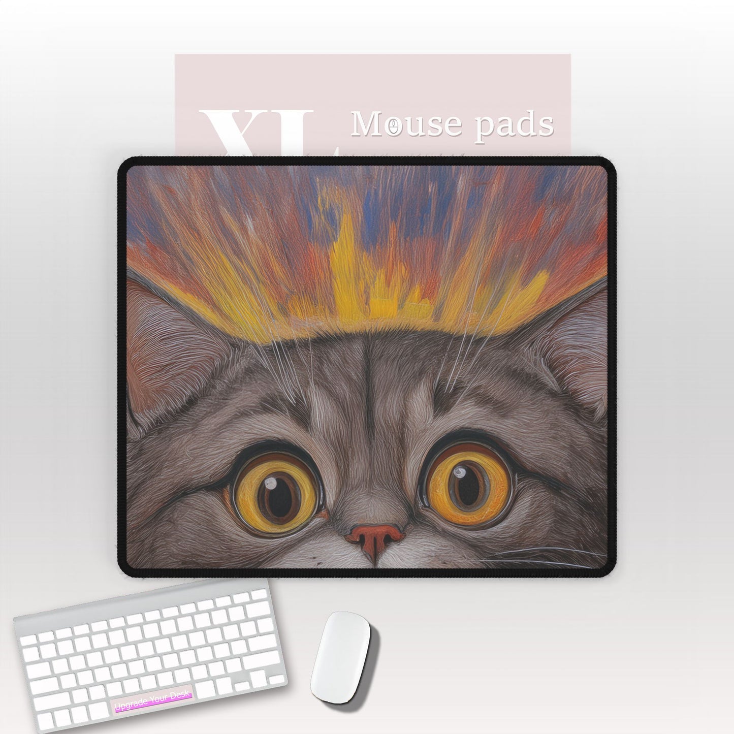 Watercolor Mog, Cute Cat