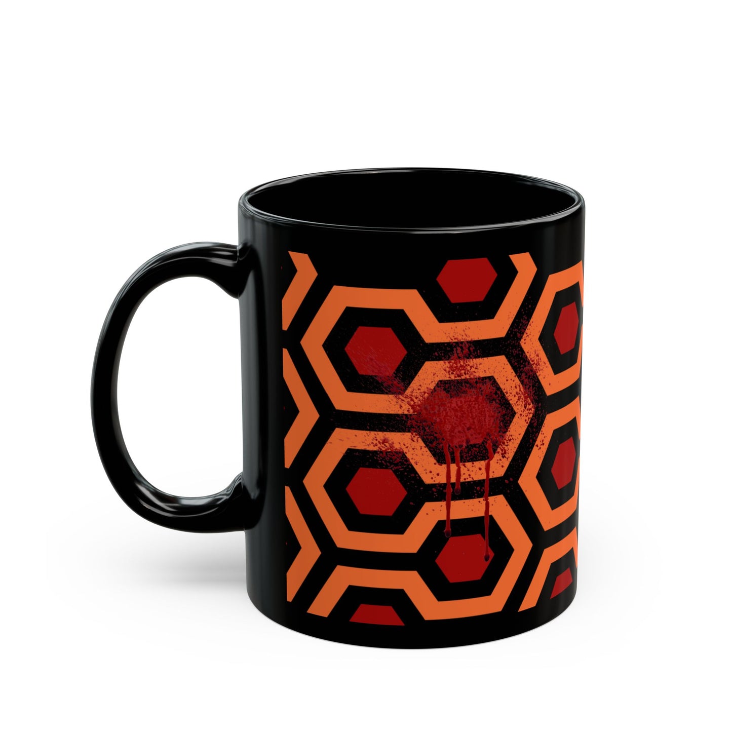 Shining Mug with Overlook Logo add Blood