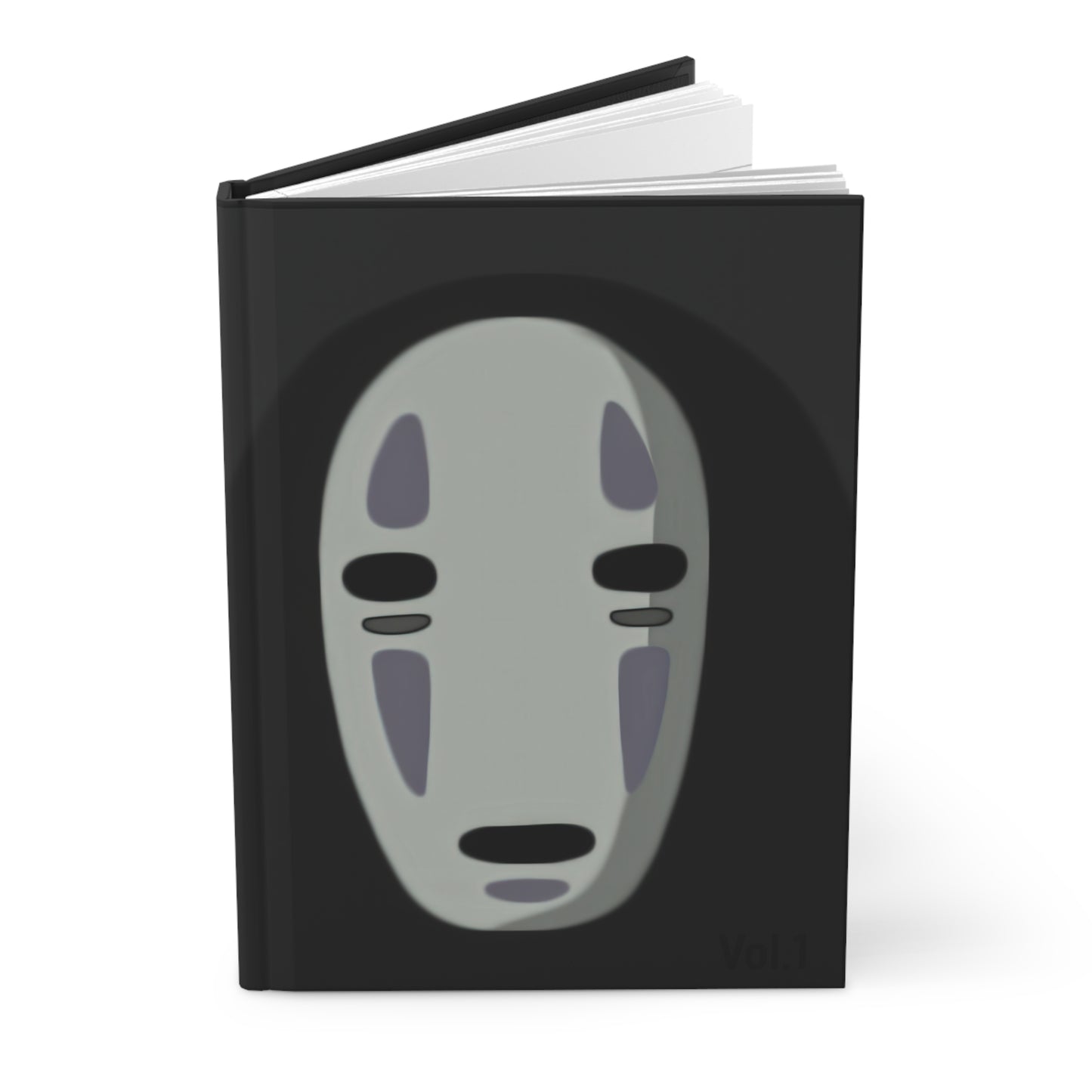 No Face inspired Notebook, Hardcover