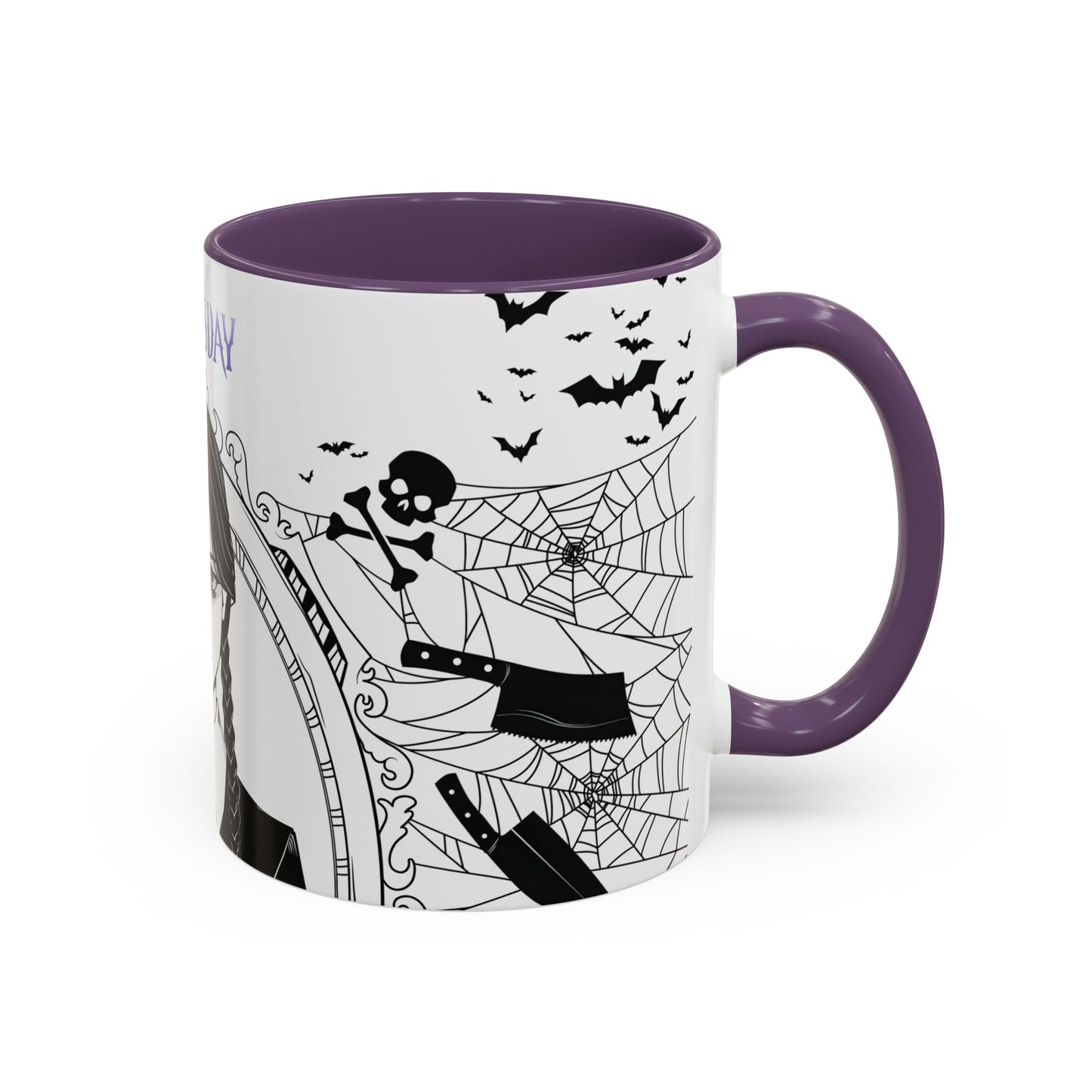 Wednesday Addams Mug, Wednesday logo Cup