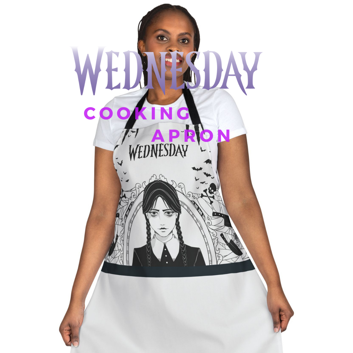 Wednesday Addams Cooking Apron