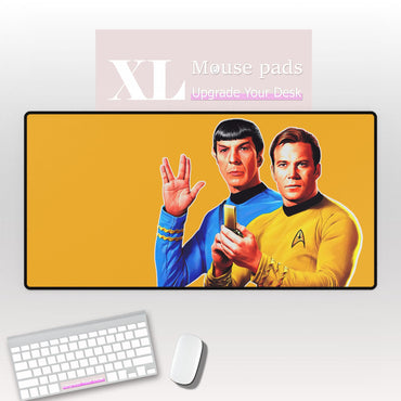 Retro Kirk and Spock