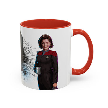 Captain Janeway Mug, U.S.S. Voyager Coffee Cup