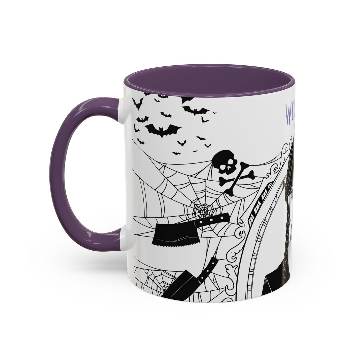 Wednesday Addams Mug, Wednesday logo Cup