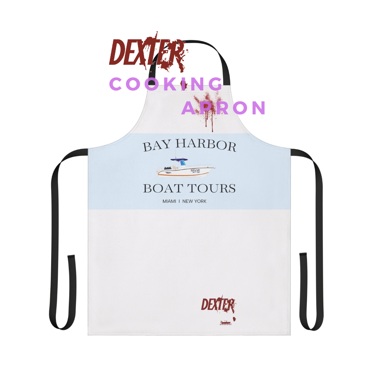 Bay Harbor Boat Tour Cooking Apron, Dexter