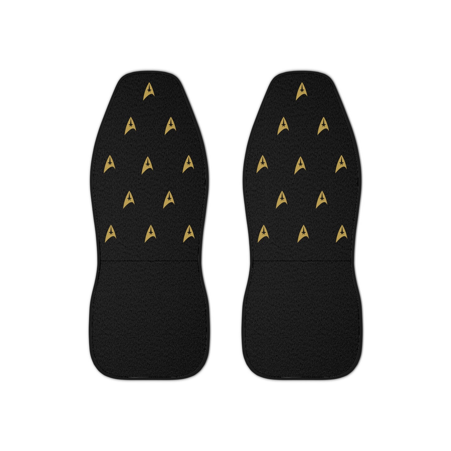 Captain Kirk Car Seat Covers (set of 2) Black