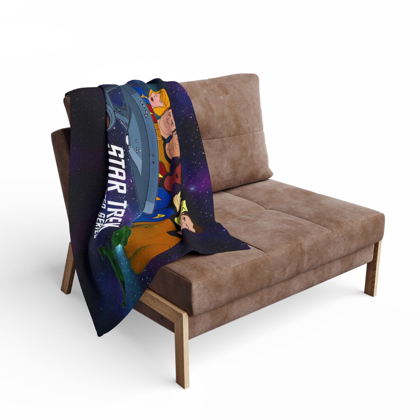Cartoon Trek Retro Fleece Blanket
