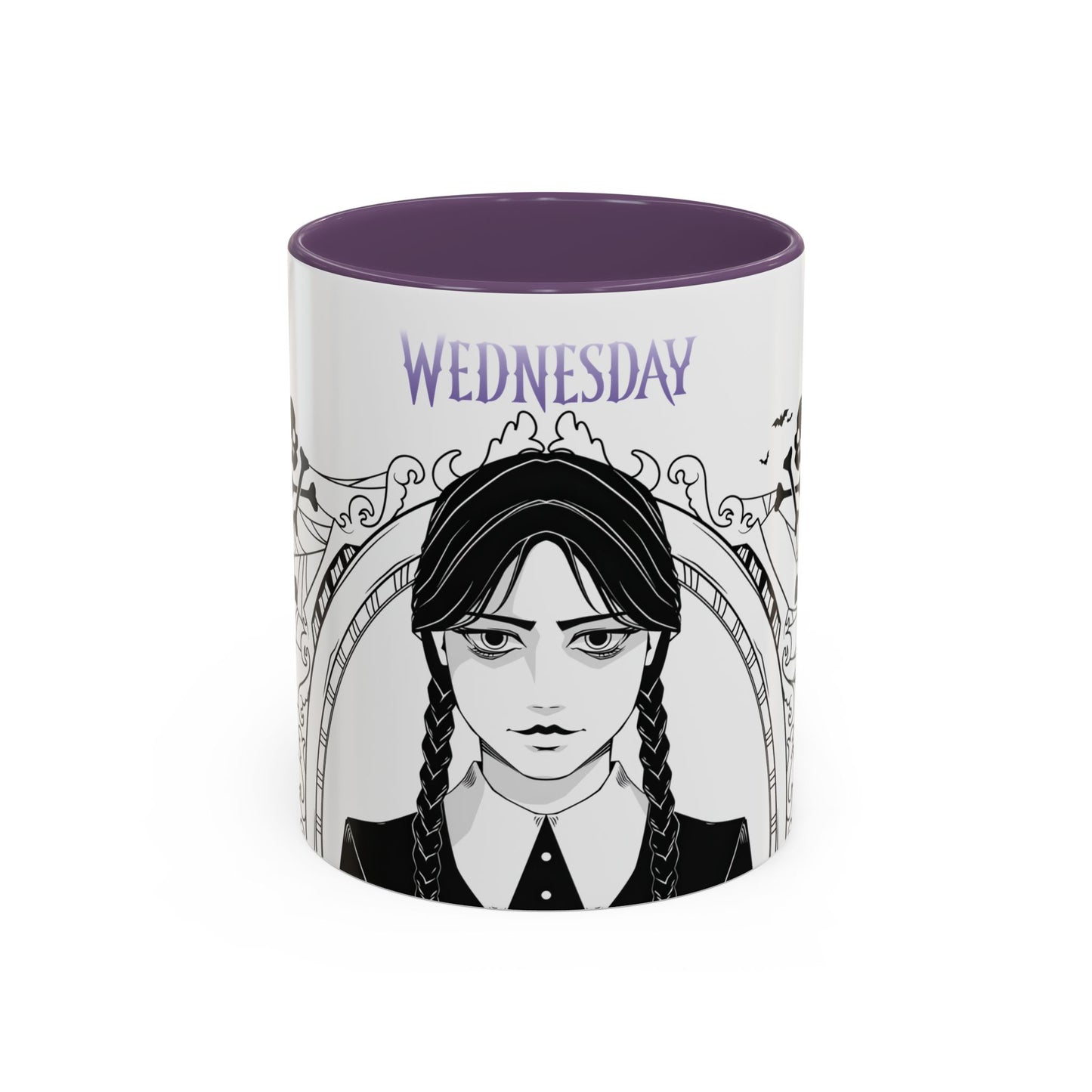Wednesday Addams Mug, Wednesday logo Cup
