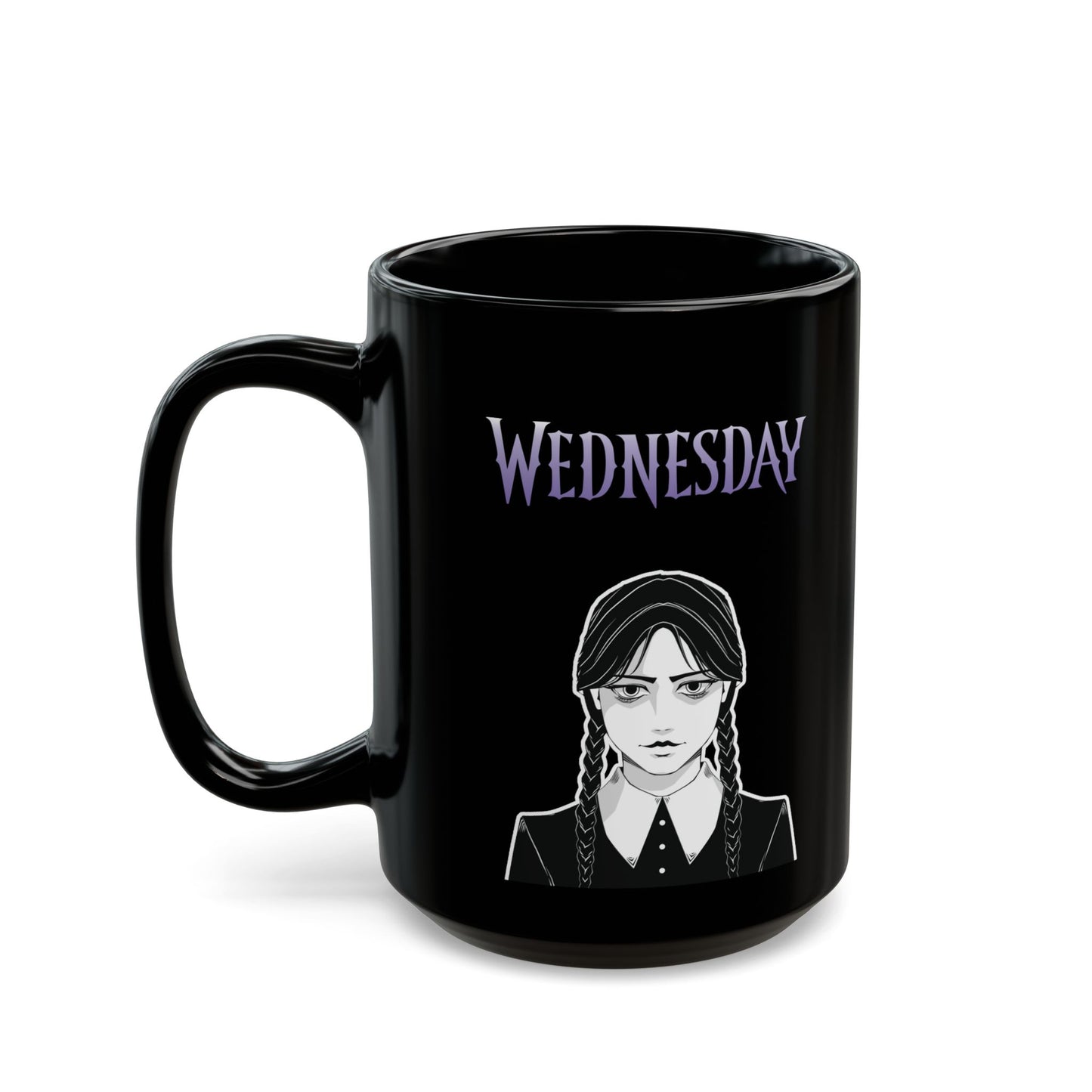 Wednesday Addams Mug, This Is My Happy Face Cup