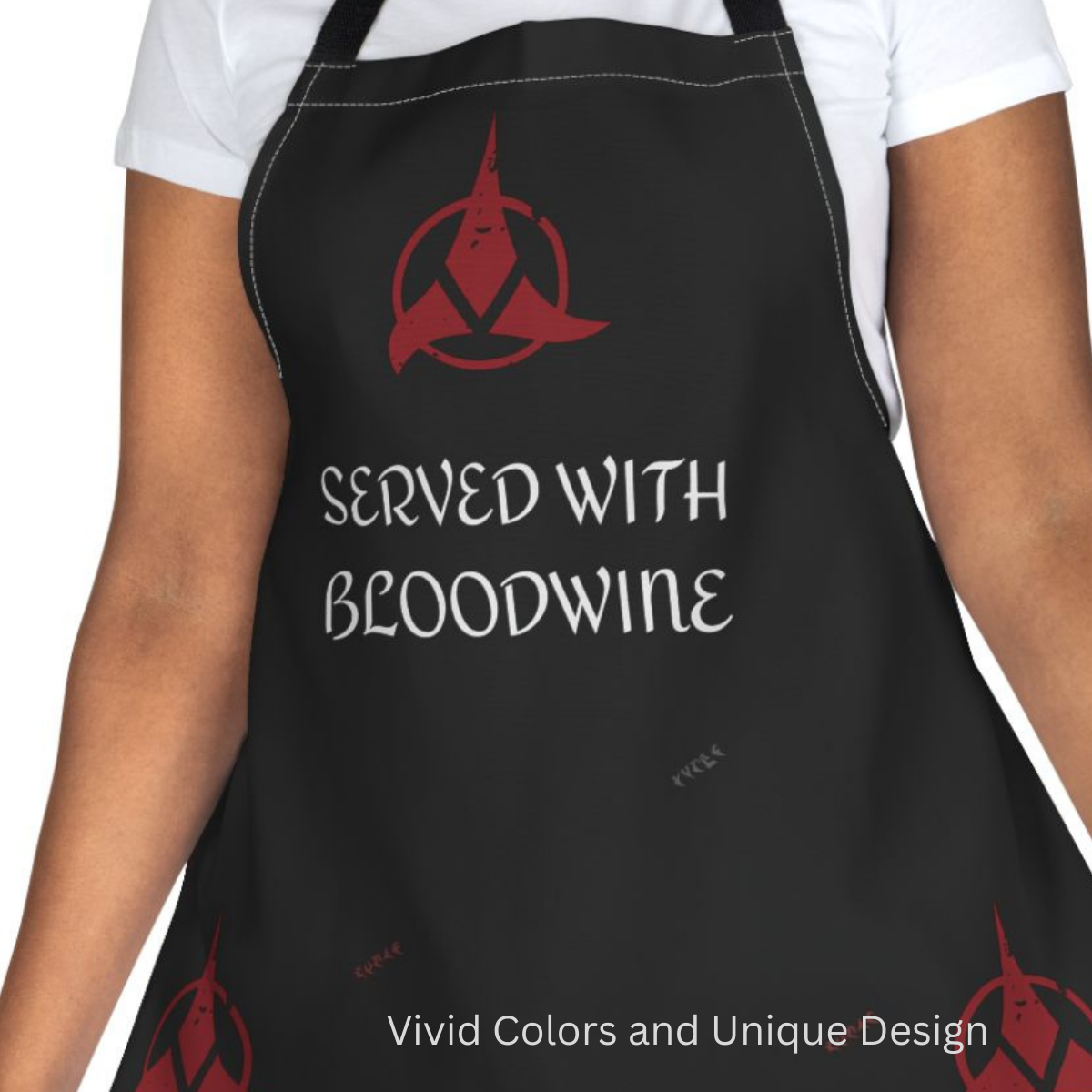 Klingon Cooking Apron, Served With Bloodwine