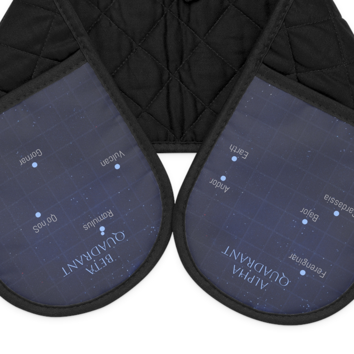 Alpha-Beta Quadrant Oven Gloves