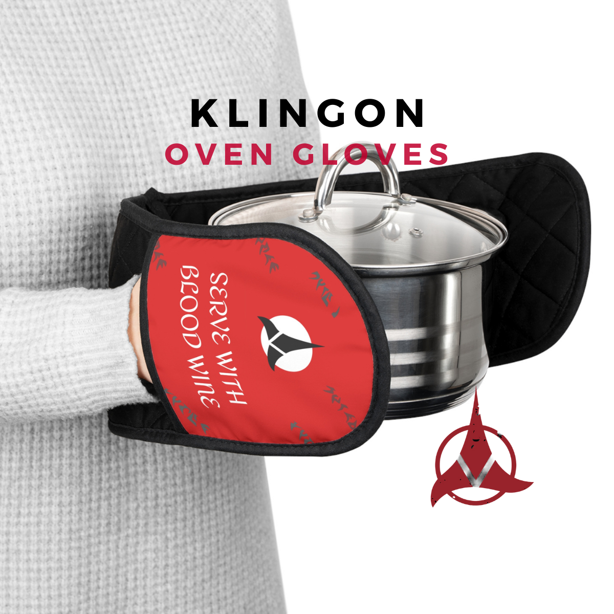 Klingon Oven Mitts