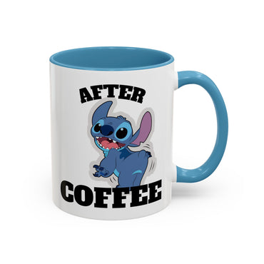Stitch Coffee Mug, Before & After