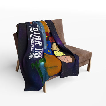 Cartoon Trek Retro Fleece Blanket