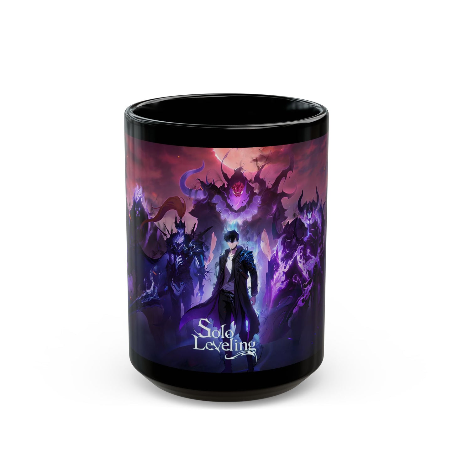 Solo Leveling Mug, Sung Jin-Woo Black Cup