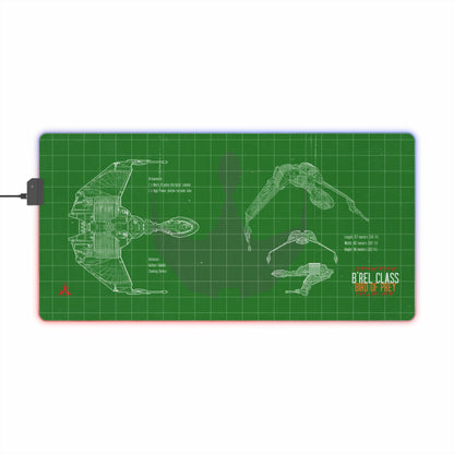 Klingon Blueprint LED Bird of Prey