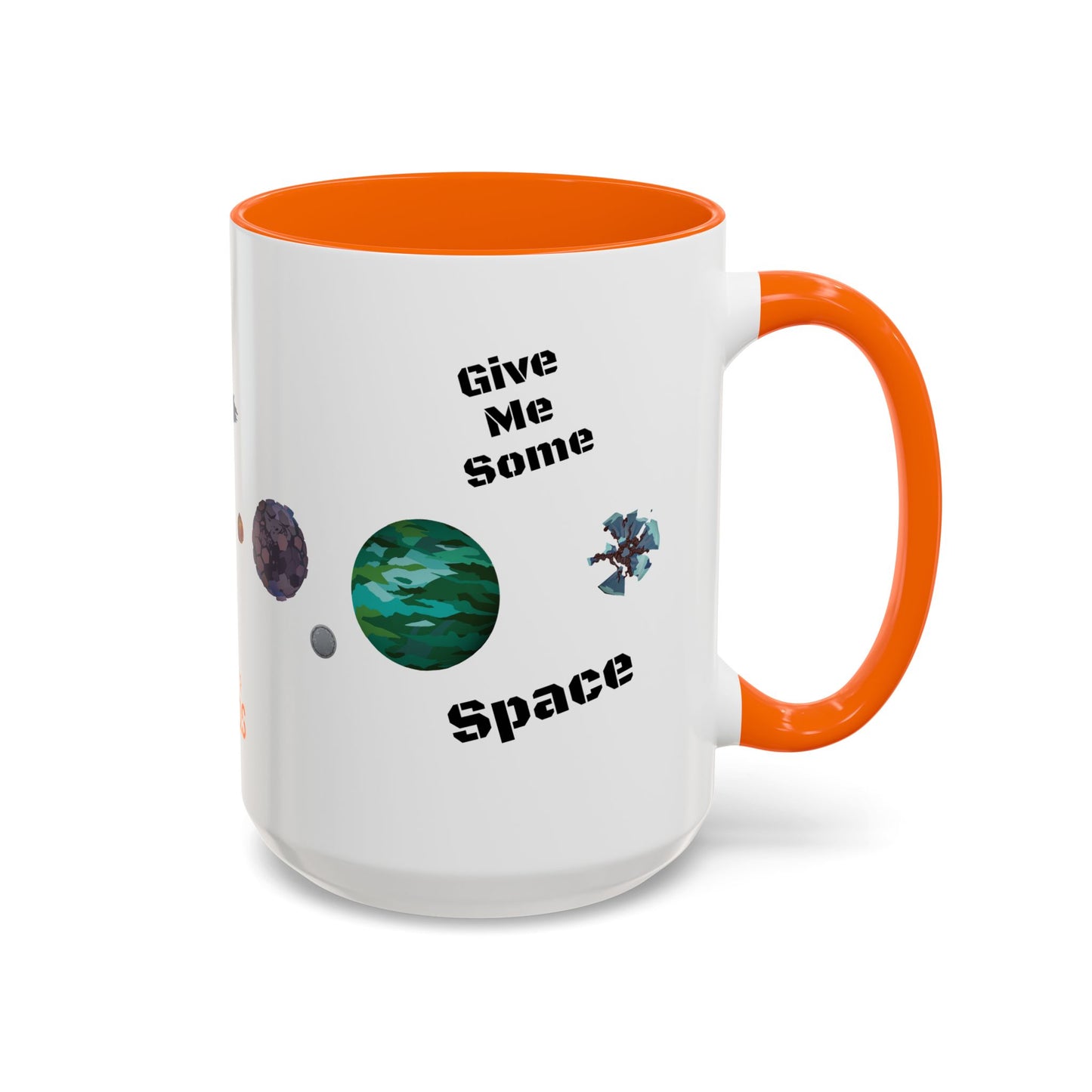 Outer Wilds 'Give Me Some Space' Coffee Mug I Hatchling, Echoes of the Eye, Astronaut Cup I Solar System, Sun Moon I Gift for Gamers I 11oz