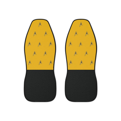 Captain Kirk Car Seat Covers (set of 2), Gold