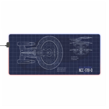 USS Enterprise D LED Blueprint