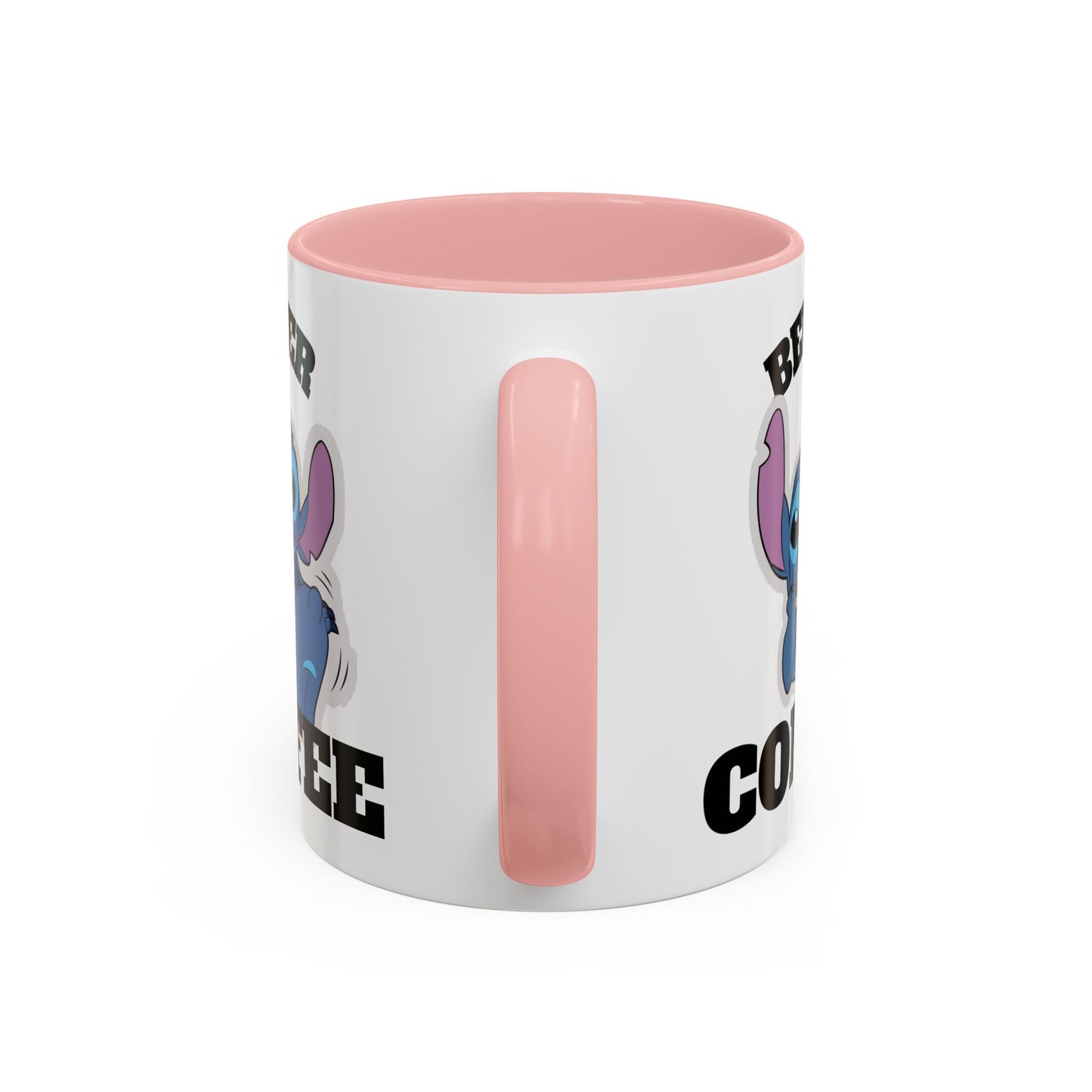 Stitch Coffee Mug, Before & After