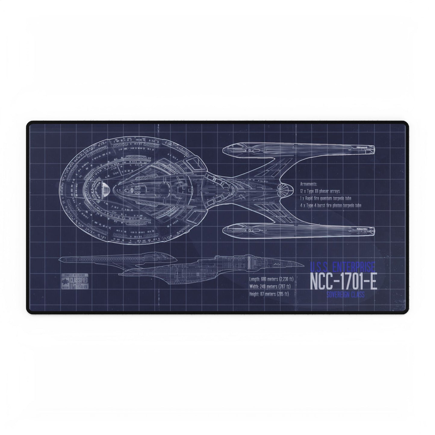 USS Enterprise E Blueprint