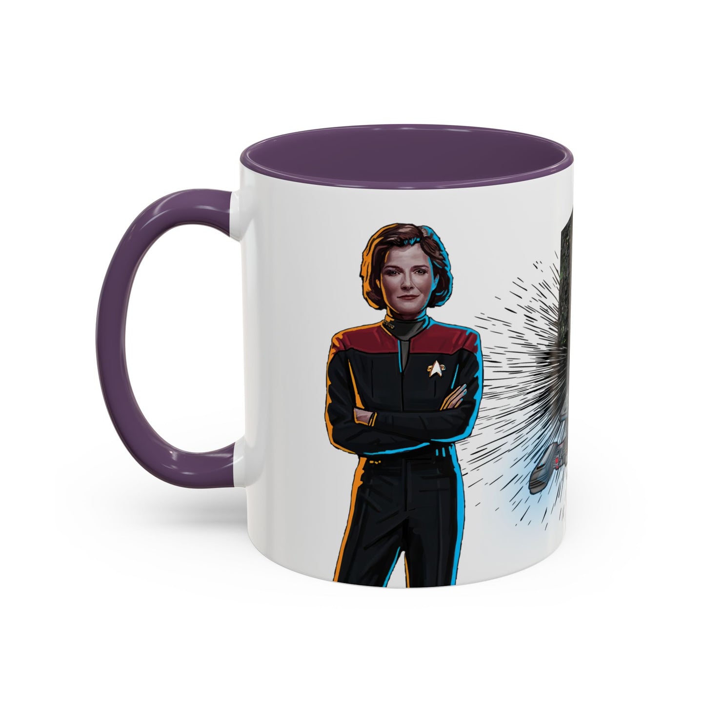 Captain Janeway Mug, U.S.S. Voyager Coffee Cup
