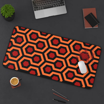 Overlook Hotel carpet pattern mousepad, The Shining Desk mat I Horror Movie Fan Gift, Desk Protector Gothic Playmmat, Stephen King Mouse Pad