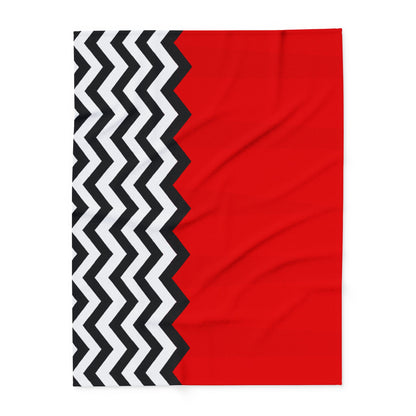 Twin Peaks Black Lodge Fleece Blanket, Cozy Throw