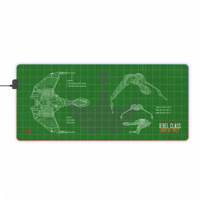 Klingon Blueprint LED Bird of Prey