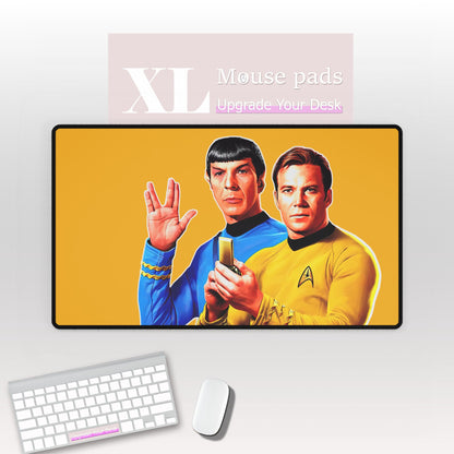 Retro Kirk and Spock