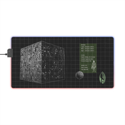 Borg Cube Blueprint LED