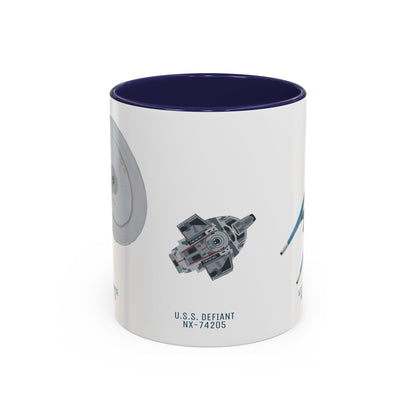 U.S.S. Enterprise & Defiant Mug