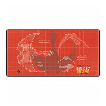 Klingon Blueprint, Bird of Prey Desk Mat