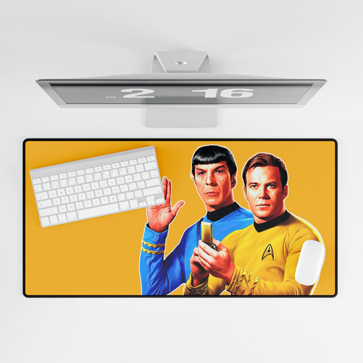 Retro Kirk and Spock