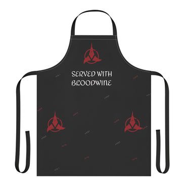 Klingon Cooking Apron, Served With Bloodwine