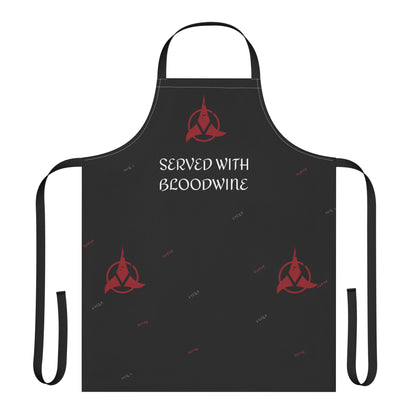Klingon Cooking Apron, Served With Bloodwine