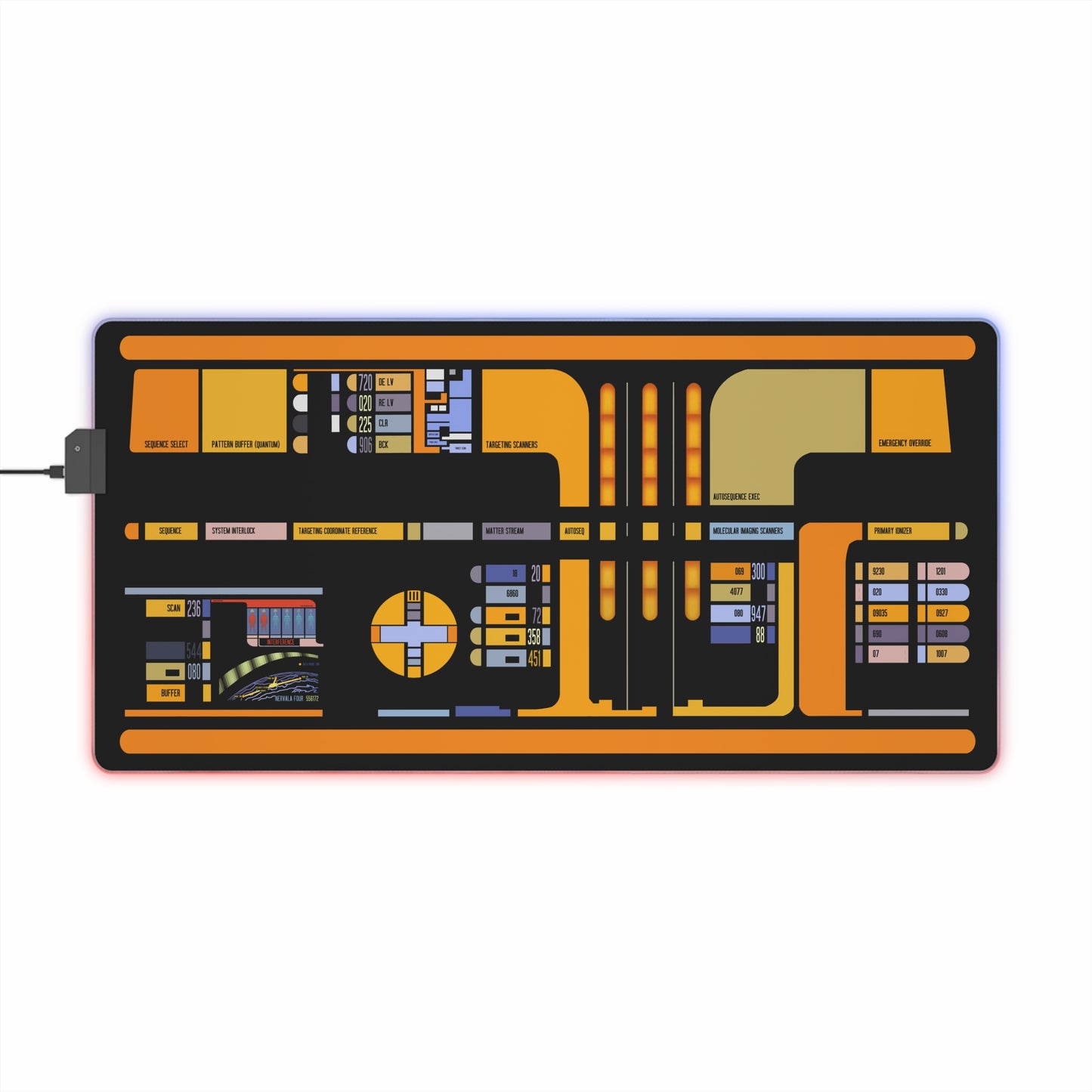 LCARS Transporter Console