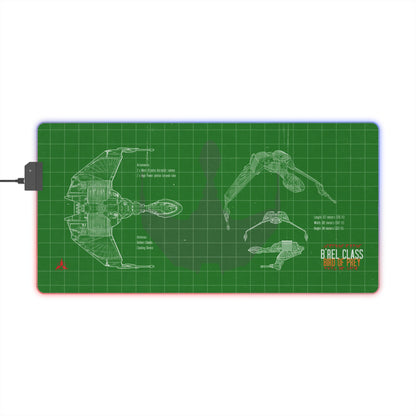 Klingon Blueprint LED Bird of Prey