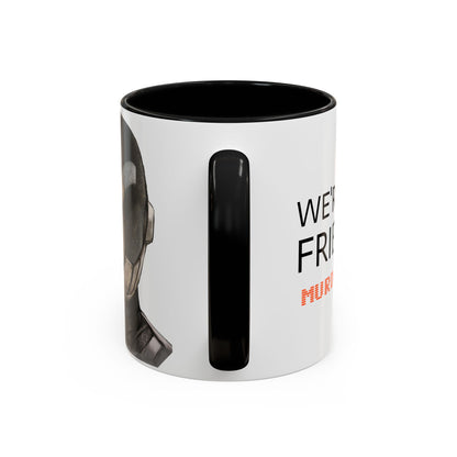 MurderBot We're Not Friends Mug, Sec Unit Coffee Cup